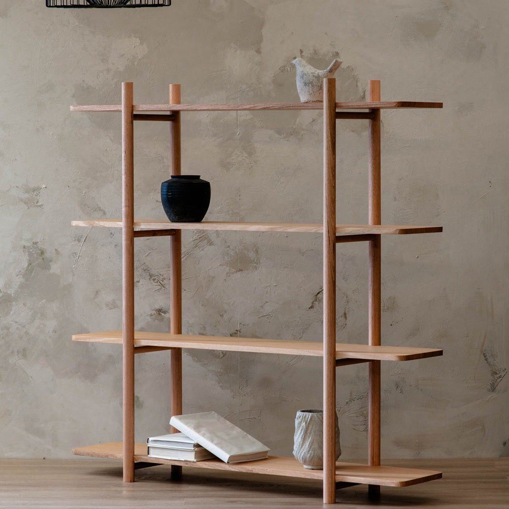 4 Tier bookshelf oak