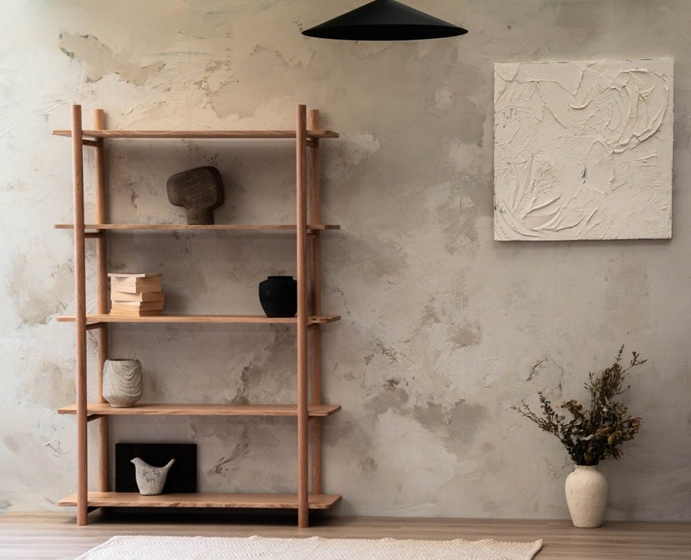 Ahura Solid bookshelf 5 tier