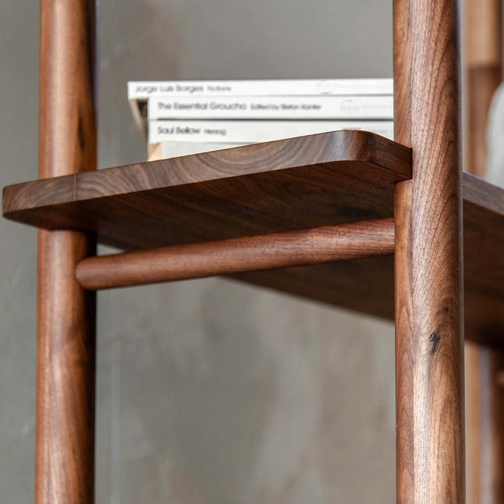 Walnut Bookcase Ahura Solid