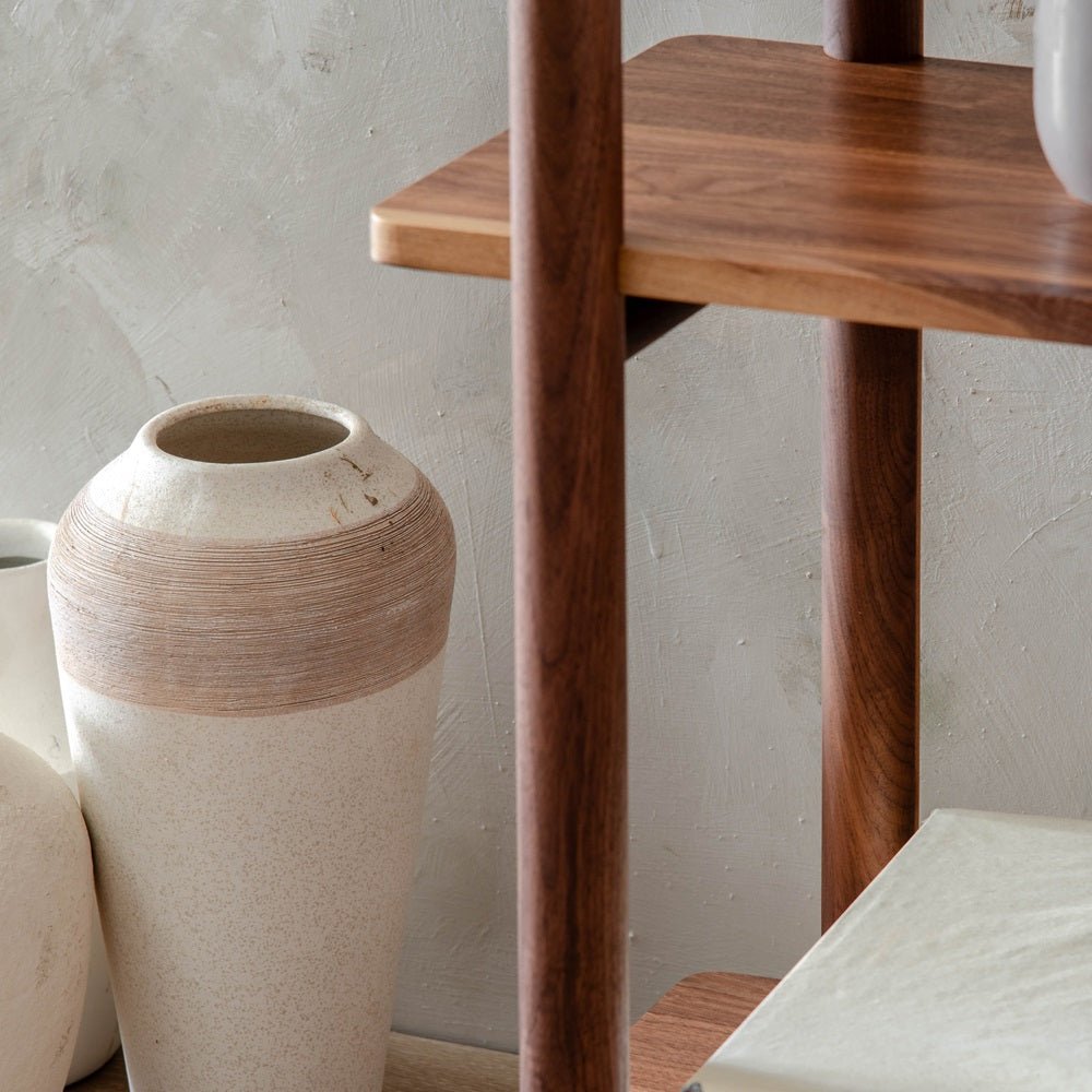 Walnut Bookcase Ahura Solid