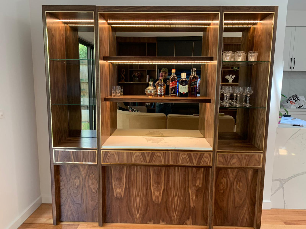 Bar Unit Display Custom Home Bar Cabinet- Display Unit – Greenhouse Decor