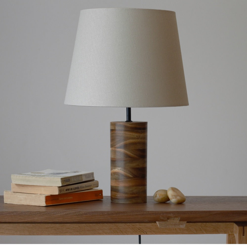 Table Lamp with Spotted Gum