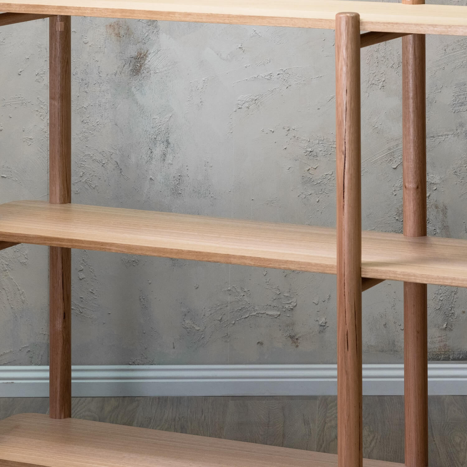Low Bookshelf Ahura Shelving Natural