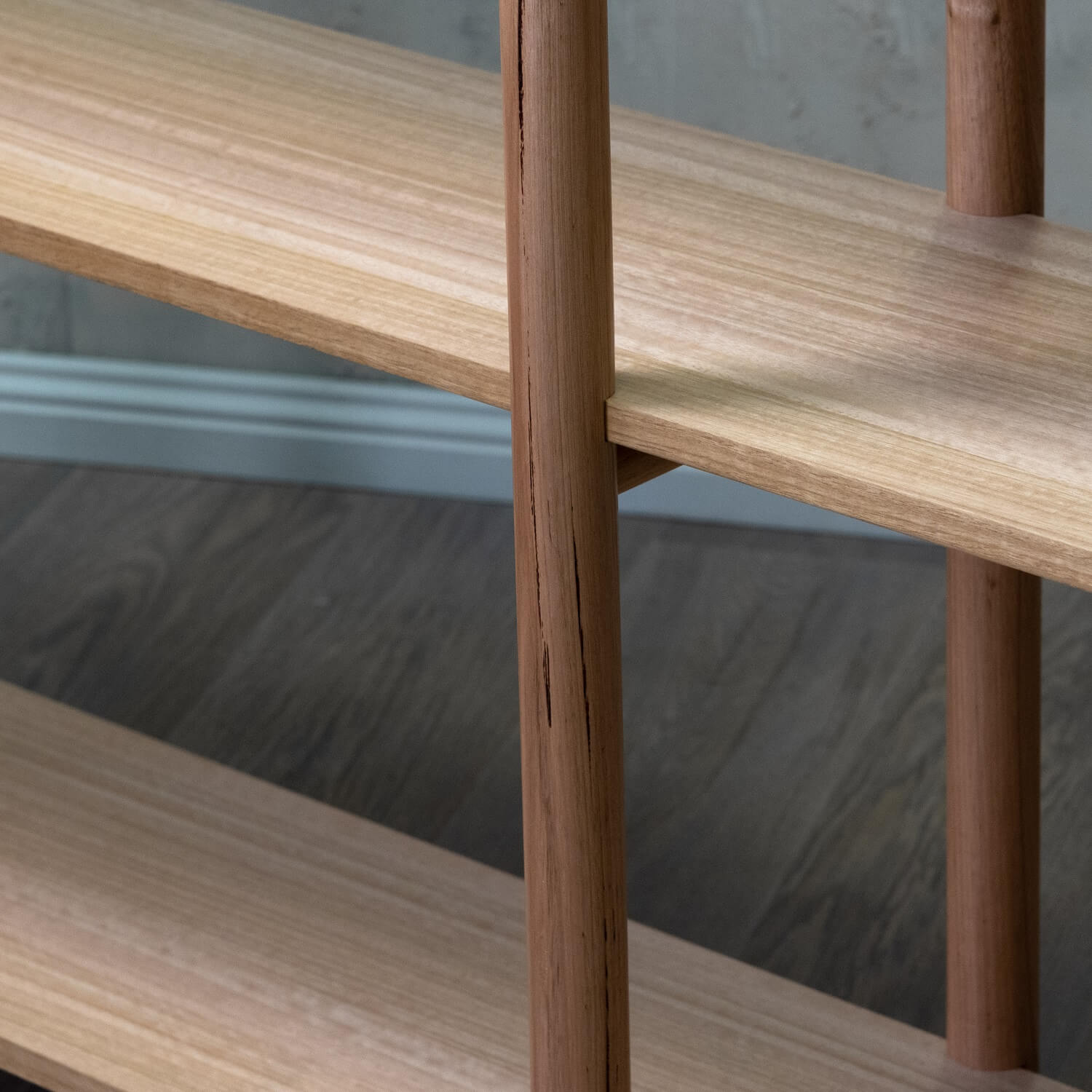 Low Bookshelf Ahura Shelving Natural